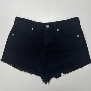 Brandy Melville Button Fly Denim Shorts